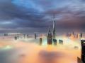 迪拜摩天大楼唯美似“天空之城”